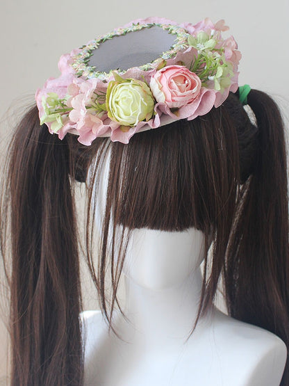 Design Hut Floral Grün/Pink Mini
