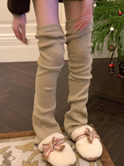 Y2K Knitted Overknee Leg Warmers