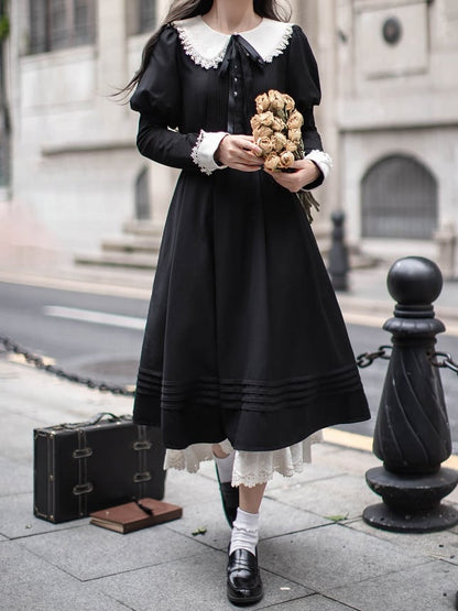 Elegant Dress Juliette Black Sleeves