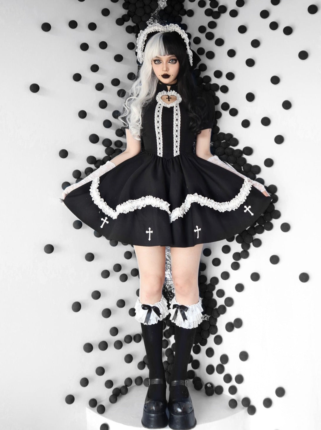 Subculture Lolita Dress Y2K Cross