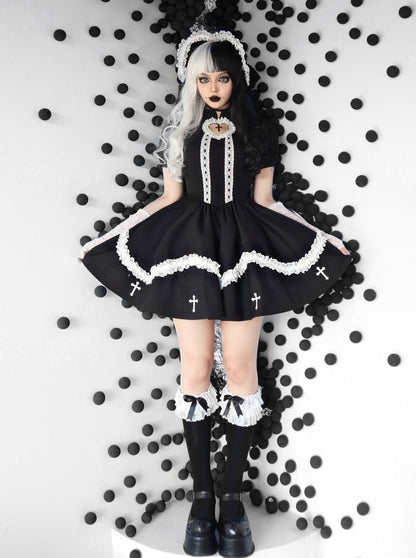 Subculture Lolita Dress Y2K Cross