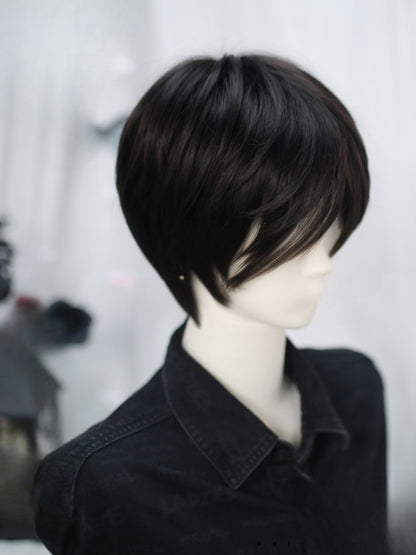 Black 25-30CM Short Ouji Wig