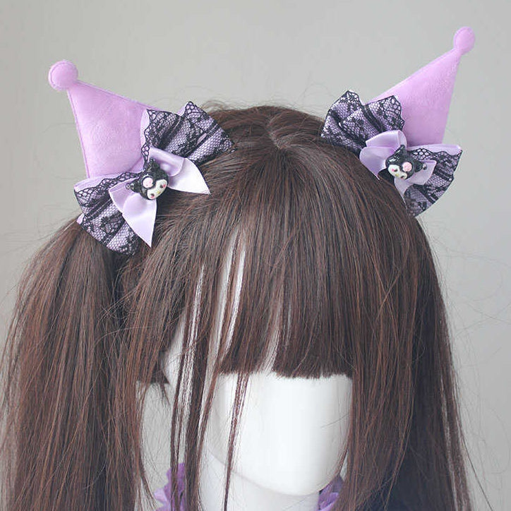 クロバイブス リボンディテール レーストリム ヘアクリップ