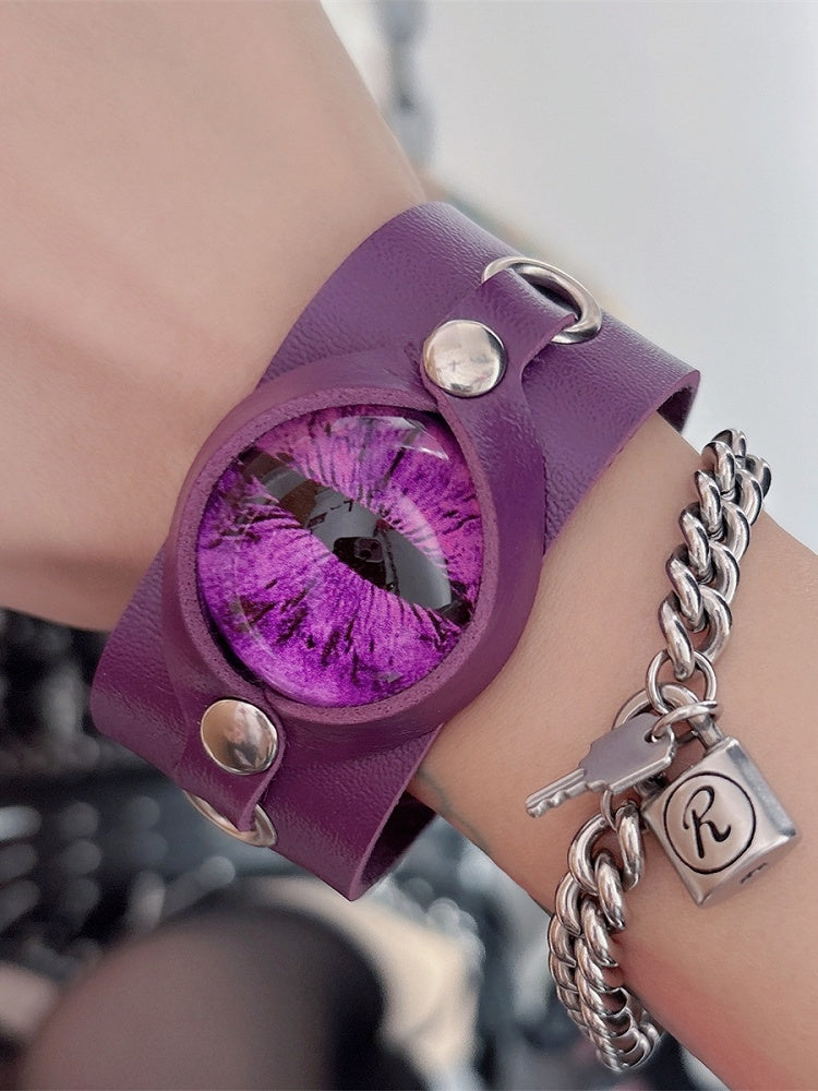 Bracelet 5 Details Studs Eye Kawaii Options Design Guro Color