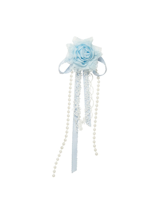 Flower Blue Brooch