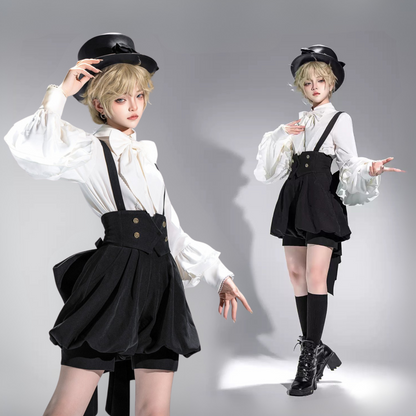 Cute + Retro Shorts Elegant Shirt Ribbon Prince Reservations Tail Dark