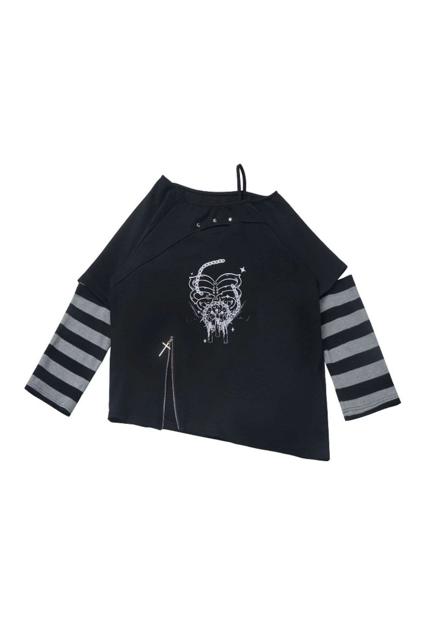 Patchwork Cool Border Top Sleeve