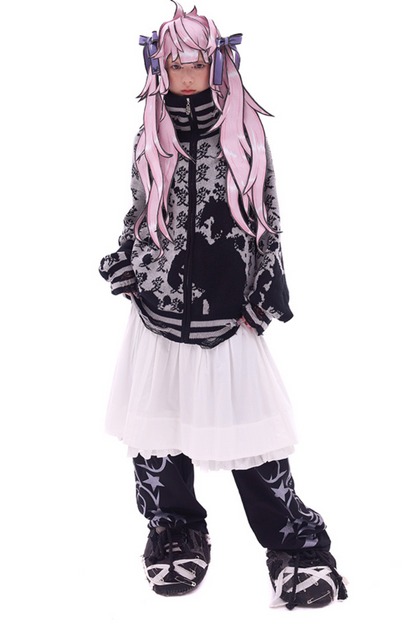 Hat Ponytail Double Wig