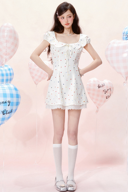 Dress Jumping Dot Color