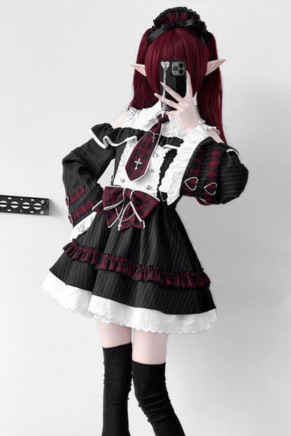 Dress Cross Set Dark Daily Girl