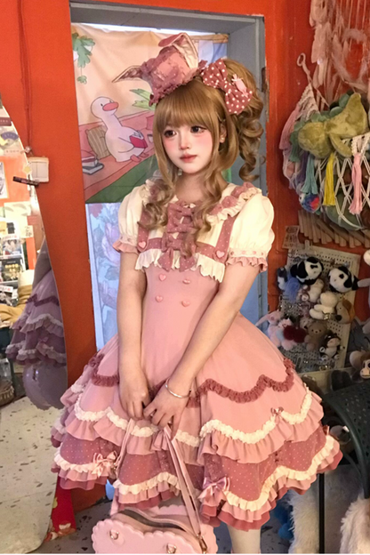 Ohrenkuchen täglich + Kaninchen Kirsche Lolita Bunny Hut Kleid