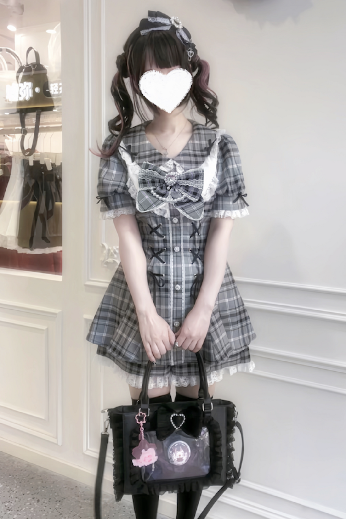 puff pants inner Ribbon + top sleeve