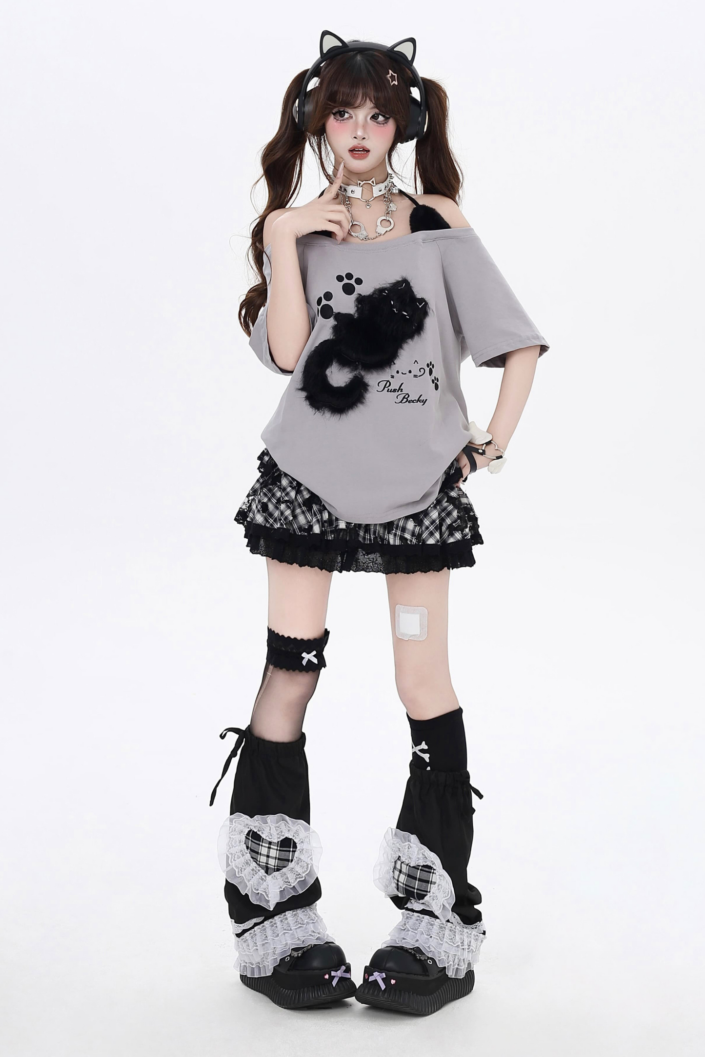 Cozy Cat Coal Casual T-Shirt