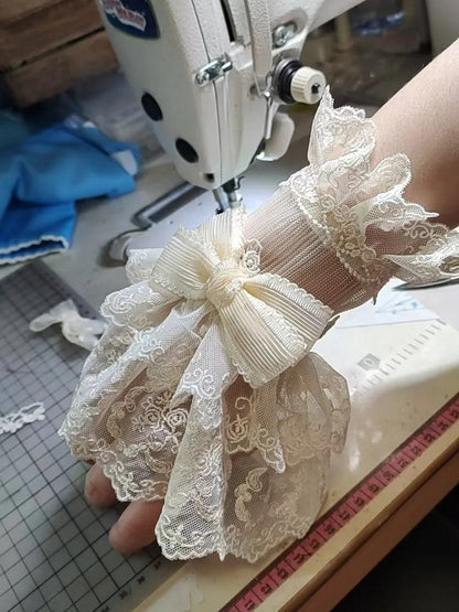 Beige Wrist Cuffs