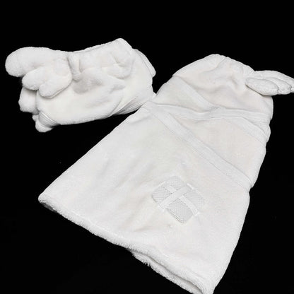 Kei Applique Angel Jirai Kawaii White Yami Flannel Leg Warmers Wings Design Cross