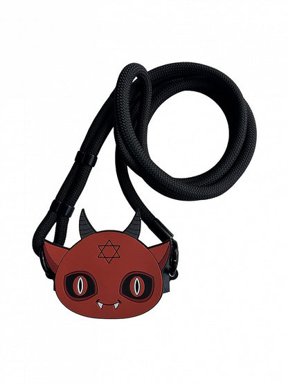 Crossbody Red Phone Mobile Gothic Strap With Back Devil Clip