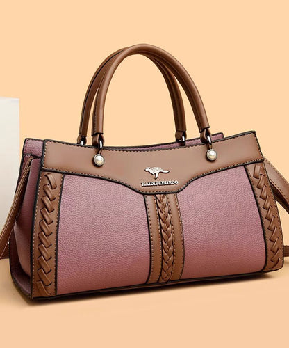 Versatile Durable Tote Bag Calf Boutique Leather Black
