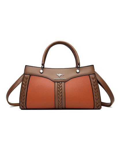 Versatile Durable Tote Bag Calf Boutique Leather Black