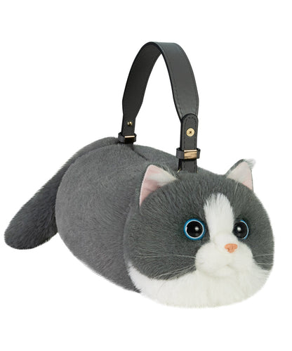 Fur Creative Yellow Bag Cat Fuzzy Shoulder Cute