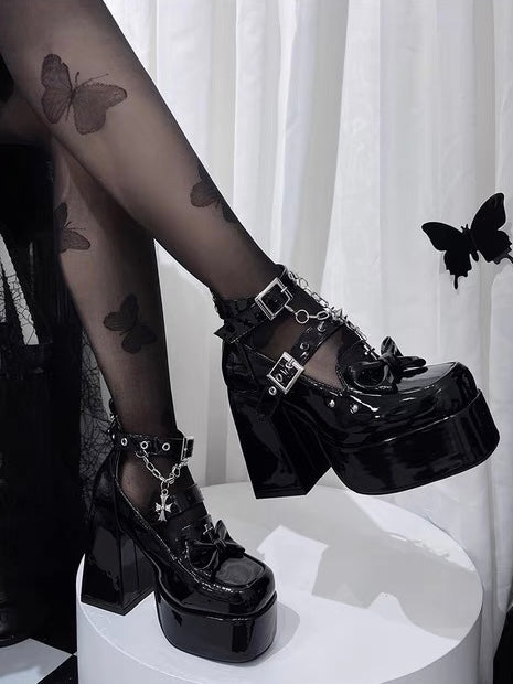 Punk Cat High Heels