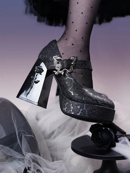 Dreamland Butterfly Bling High Heels