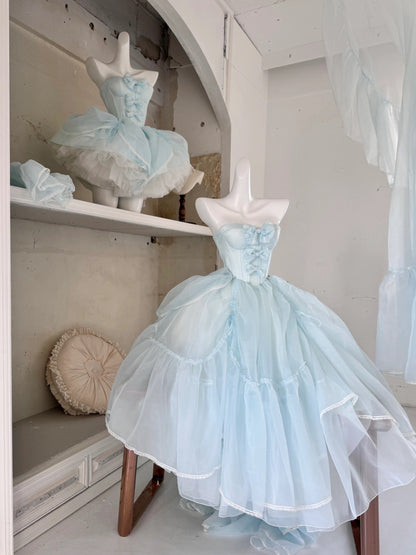 Blue Sakura Princess Dress Set