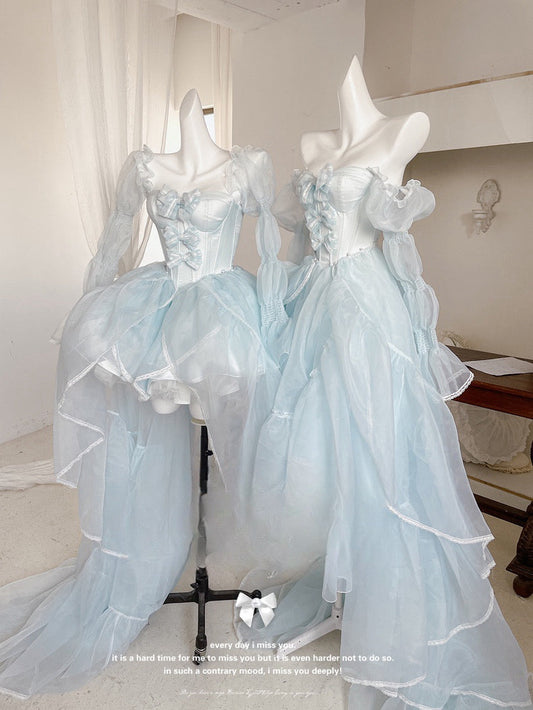 Blue Sakura Princess Dress Set