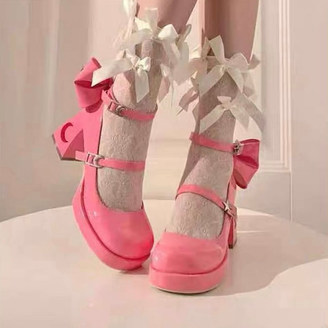 Elegant Star Moon Mid Heels