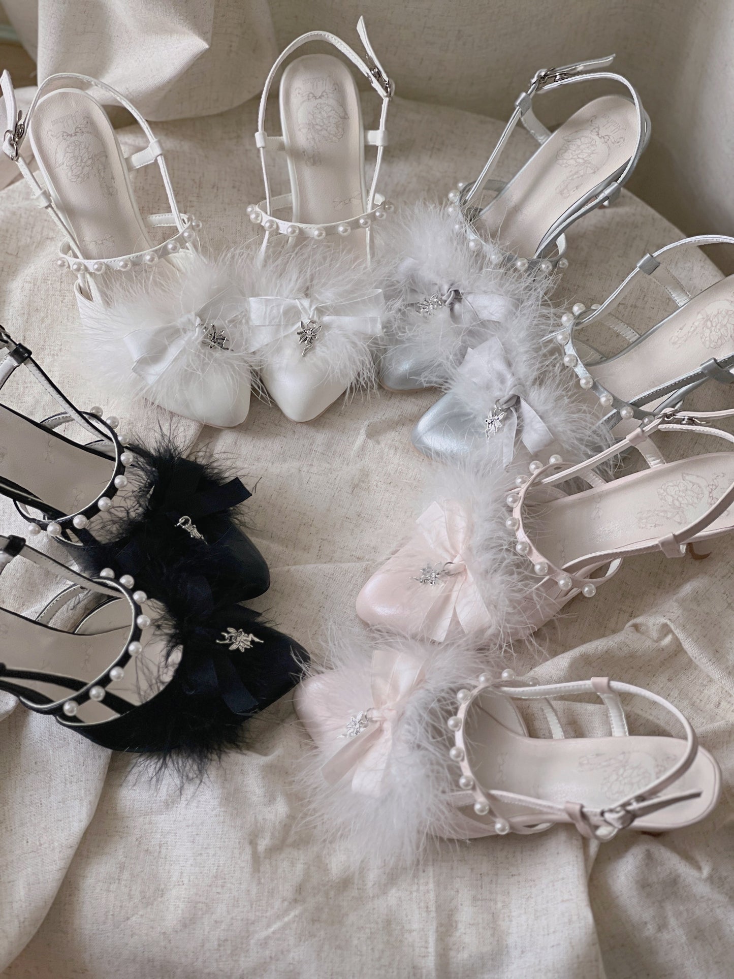 Half Dream Feather Heels