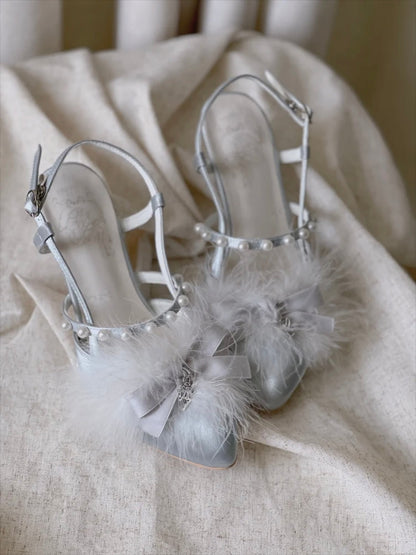 Half Dream Feather Heels