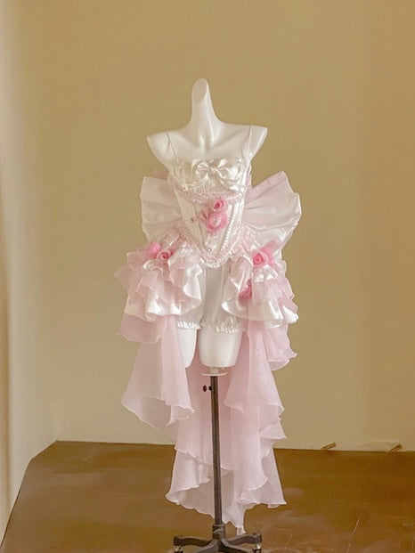 Dreamlike Grace Pink Princess Dress Set