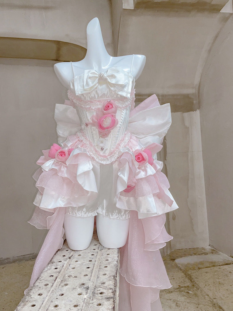 Dreamlike Grace Pink Princess Dress Set