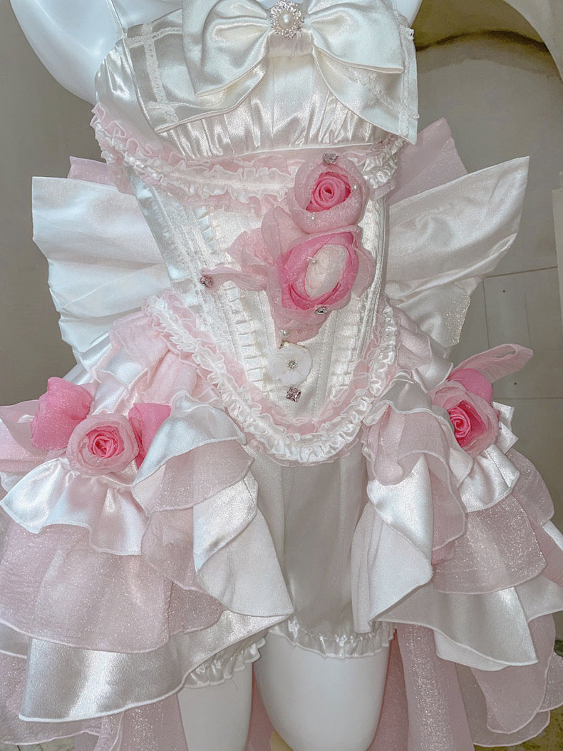 Dreamlike Grace Pink Princess Dress Set