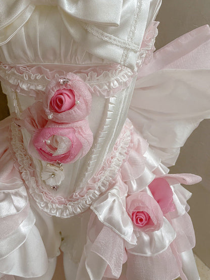 Dreamlike Grace Pink Princess Dress Set