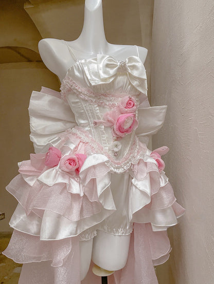 Dreamlike Grace Pink Princess Dress Set