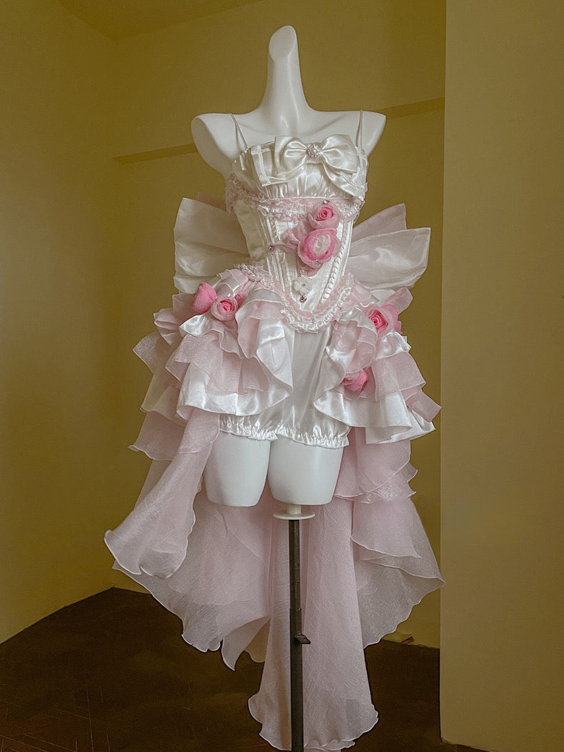 Dreamlike Grace Pink Princess Dress Set