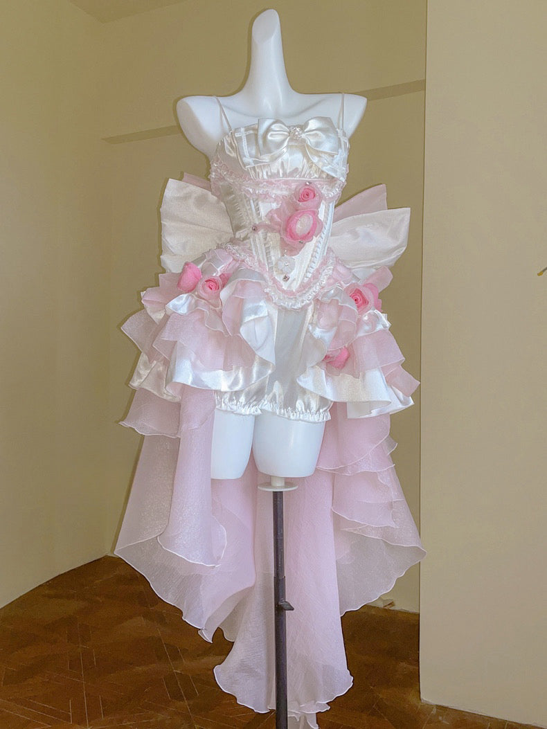 Dreamlike Grace Pink Princess Dress Set