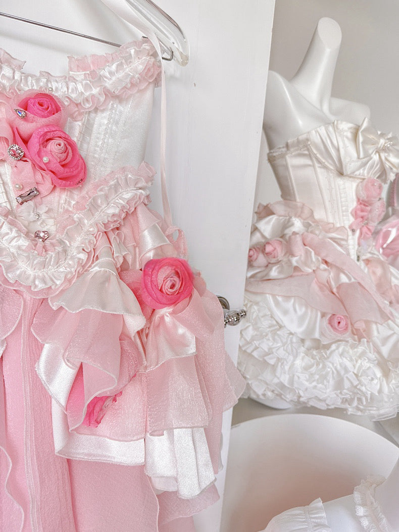 Dreamlike Grace Pink Princess Dress Set