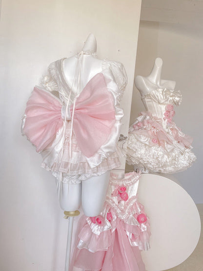 Dreamlike Grace Pink Princess Dress Set