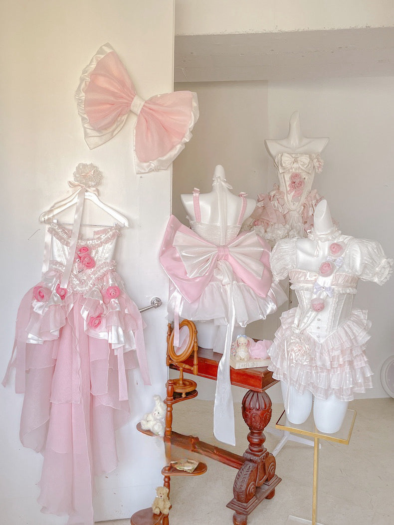 Dreamlike Grace Pink Princess Dress Set