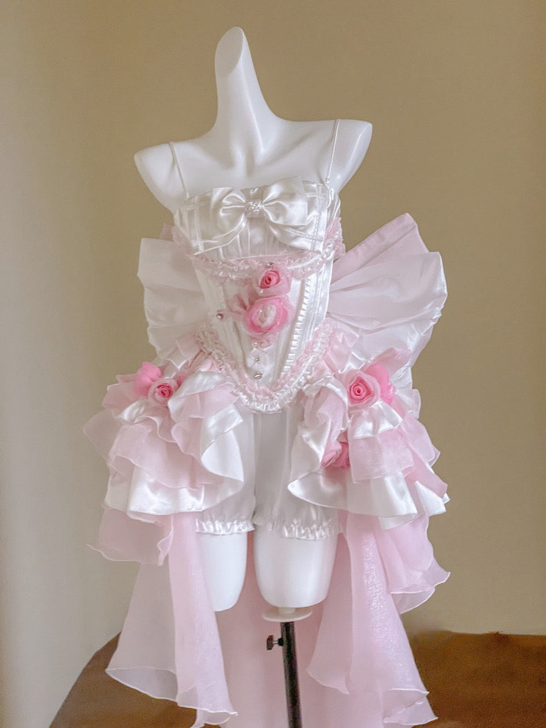 Dreamlike Grace Pink Princess Dress Set