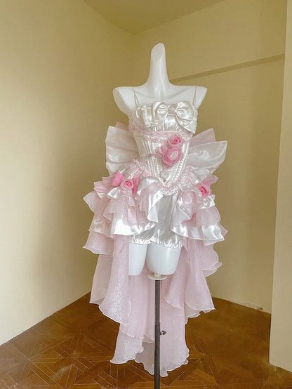 Dreamlike Grace Pink Princess Dress Set