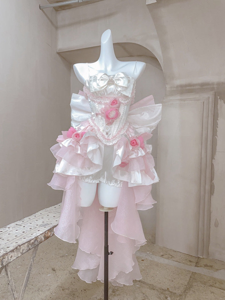 Dreamlike Grace Pink Princess Dress Set