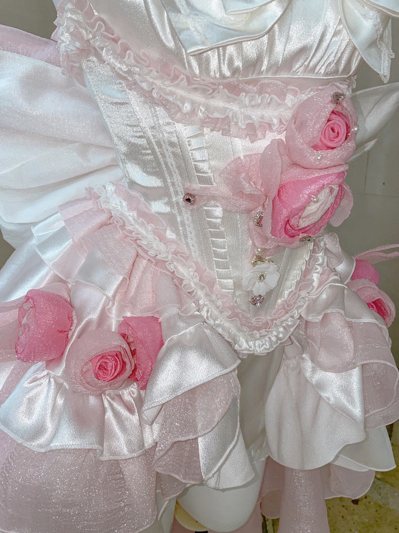 Dreamlike Grace Pink Princess Dress Set