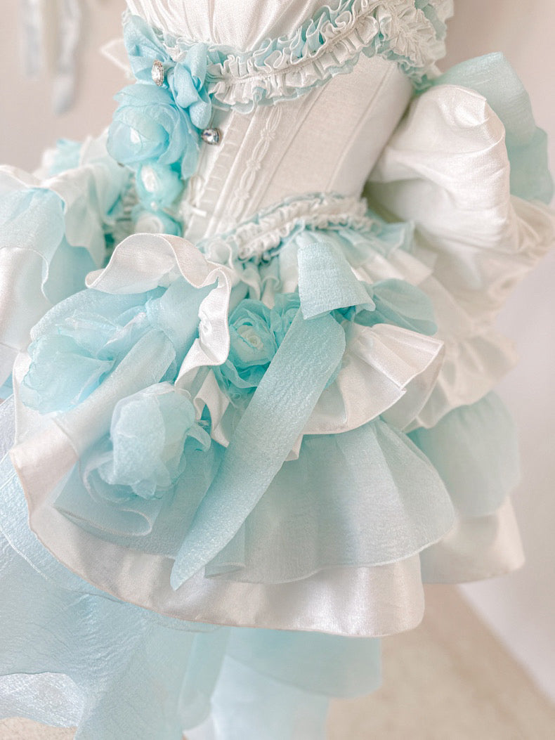 Dreamlike Grace Blue Princess Dress Set