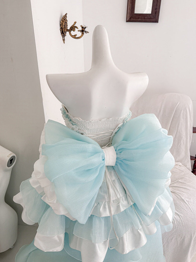 Dreamlike Grace Blue Princess Dress Set