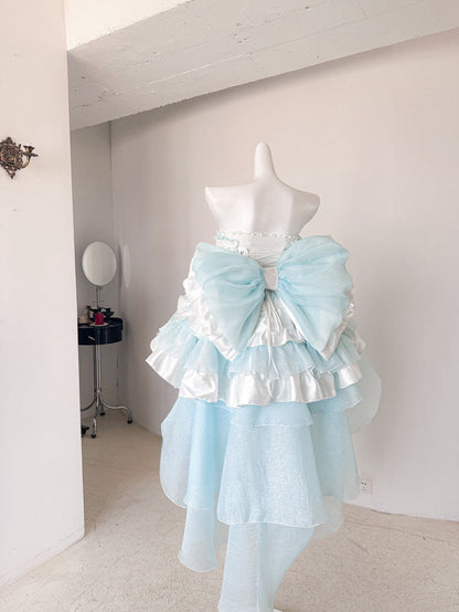 Dreamlike Grace Blue Princess Dress Set