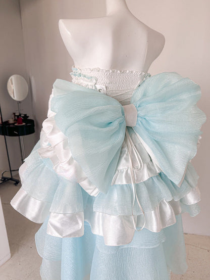 Dreamlike Grace Blue Princess Dress Set