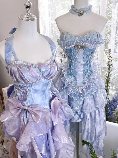 Elegant Mermaid Tears Rococo Dress