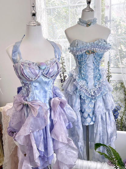 Elegant Mermaid Tears Rococo Dress